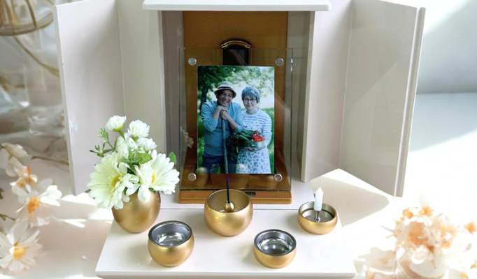 厨子 位牌堂 ミニ仏壇 厨子 位牌堂 ミニ仏壇 楽天市場】位牌が入るミニ