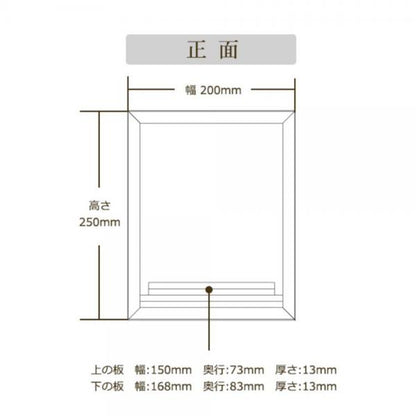 ミニ仏壇|花といのり 厨子(浅緑)(日本製)