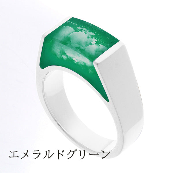遺骨リング|AZULアズール・カロートリング|シルバー925(完全防水・樹脂UVレジン)(日本製)