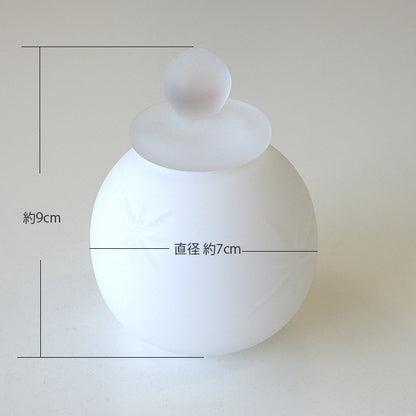ミニ骨壷(コアボトル)|SHINシン・新雪SS|ガラス製（日本製）