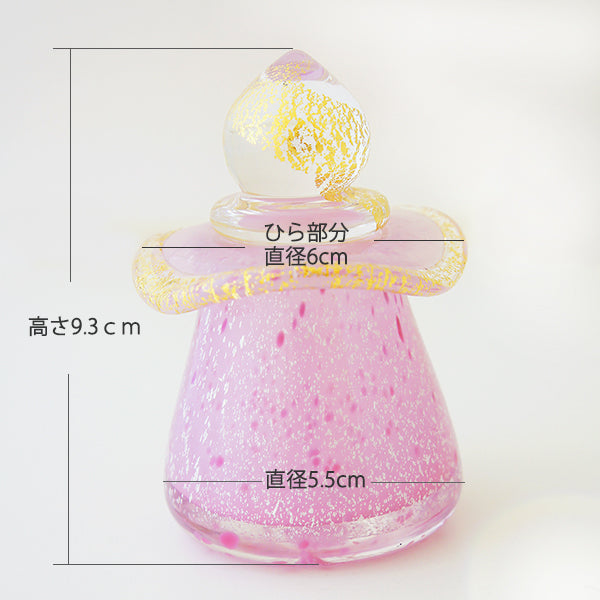 ミニ骨壷|SHINシン・舞華(まいか)|ガラス製（日本製）