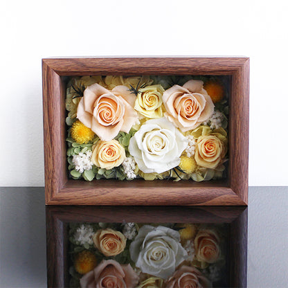 お花は18×13cmとコンパクト: