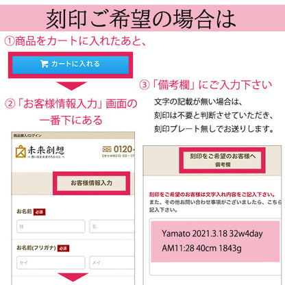 プレートは横幅5×高さ9mm、小さなスペースへの刻印となりますので改行等はお任せ下さい。: