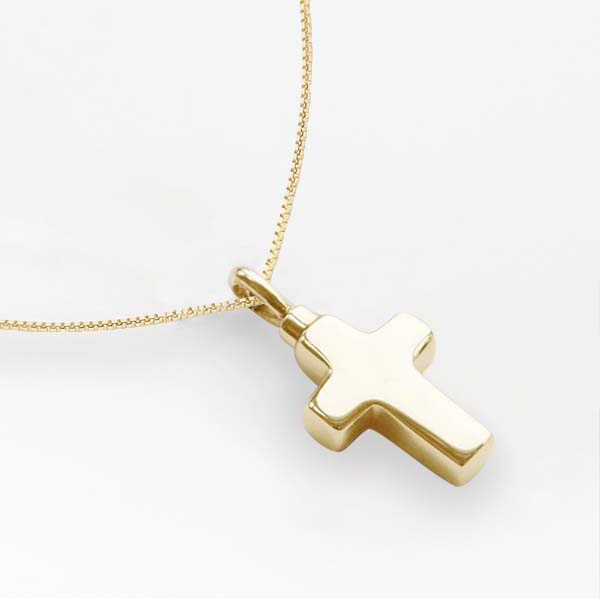 遺骨ペンダント|クロス(ゴールド18金)(日本製)