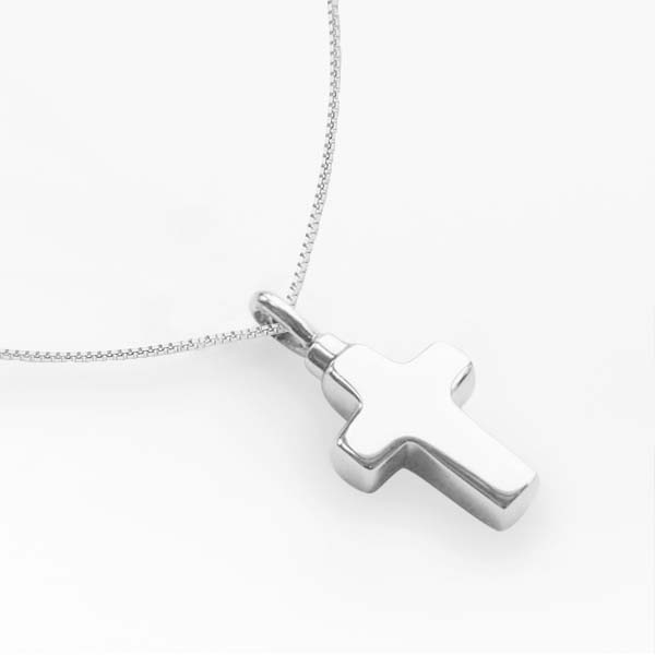 遺骨ペンダント|クロス(ホワイトゴールド18金)(日本製)