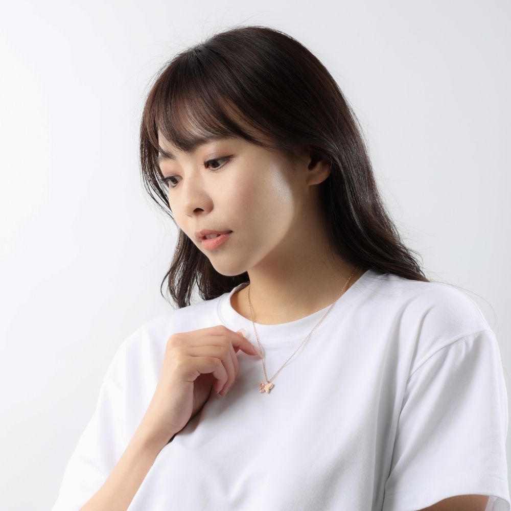 遺骨ペンダント pureピュア バタフライ シルバー925 (完全防水)