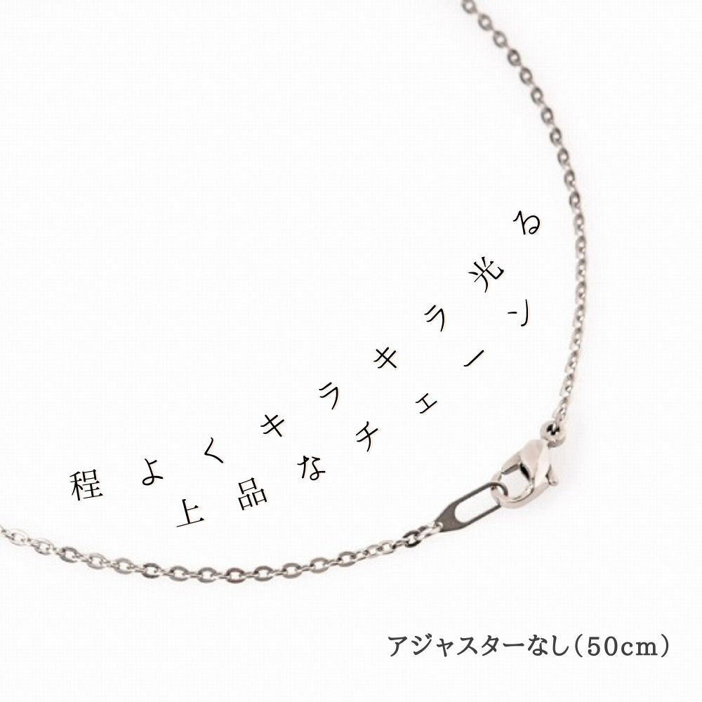 純チタンチェーン:アジャスターなし(50cm)
