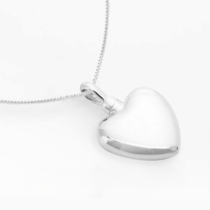 遺骨ペンダント|ハート(プラチナ900)(日本製)