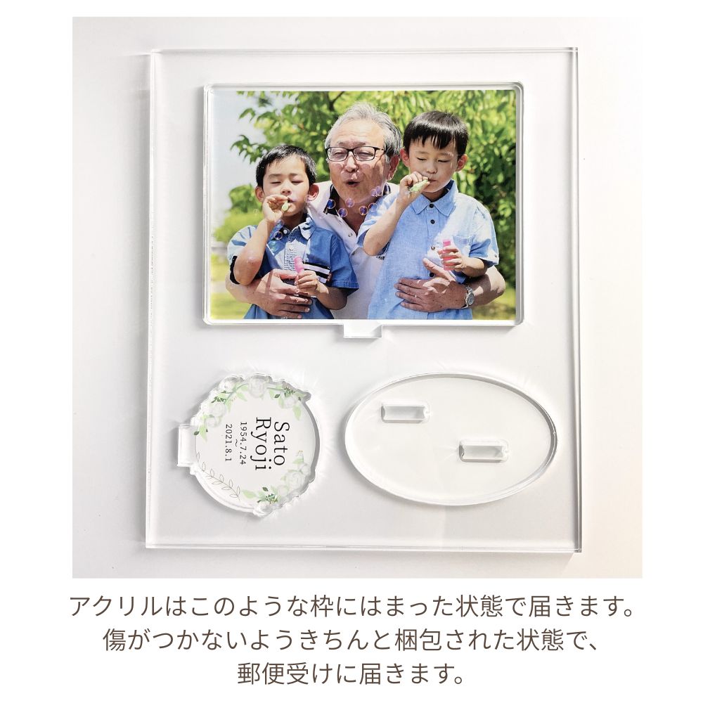 画像を送っていただいてから製作を開始しで、完成次第郵便受けへのお届けとなります。