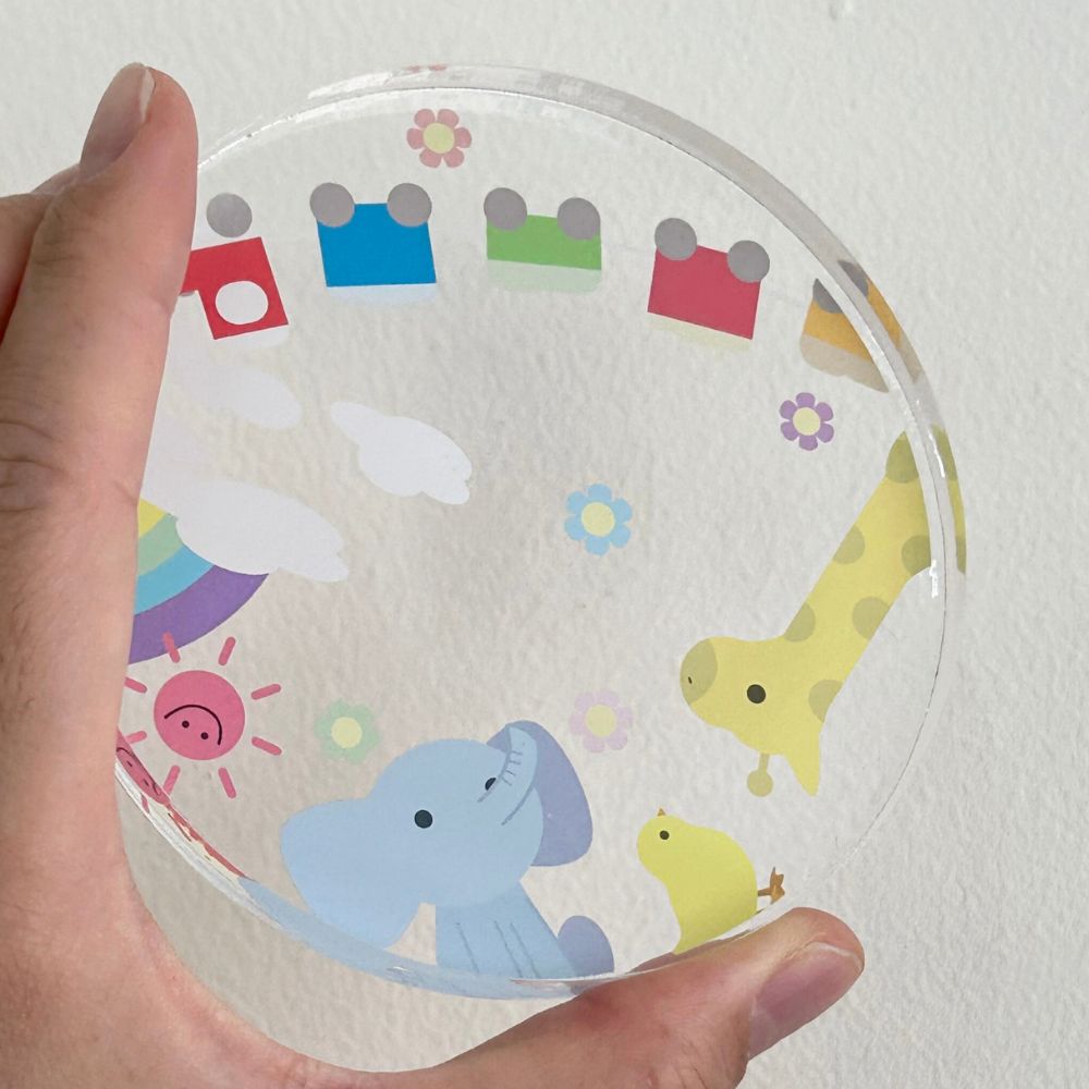 アクリルステージ・お空のおともだち(子供用おもちゃ、動物柄)・単品販売