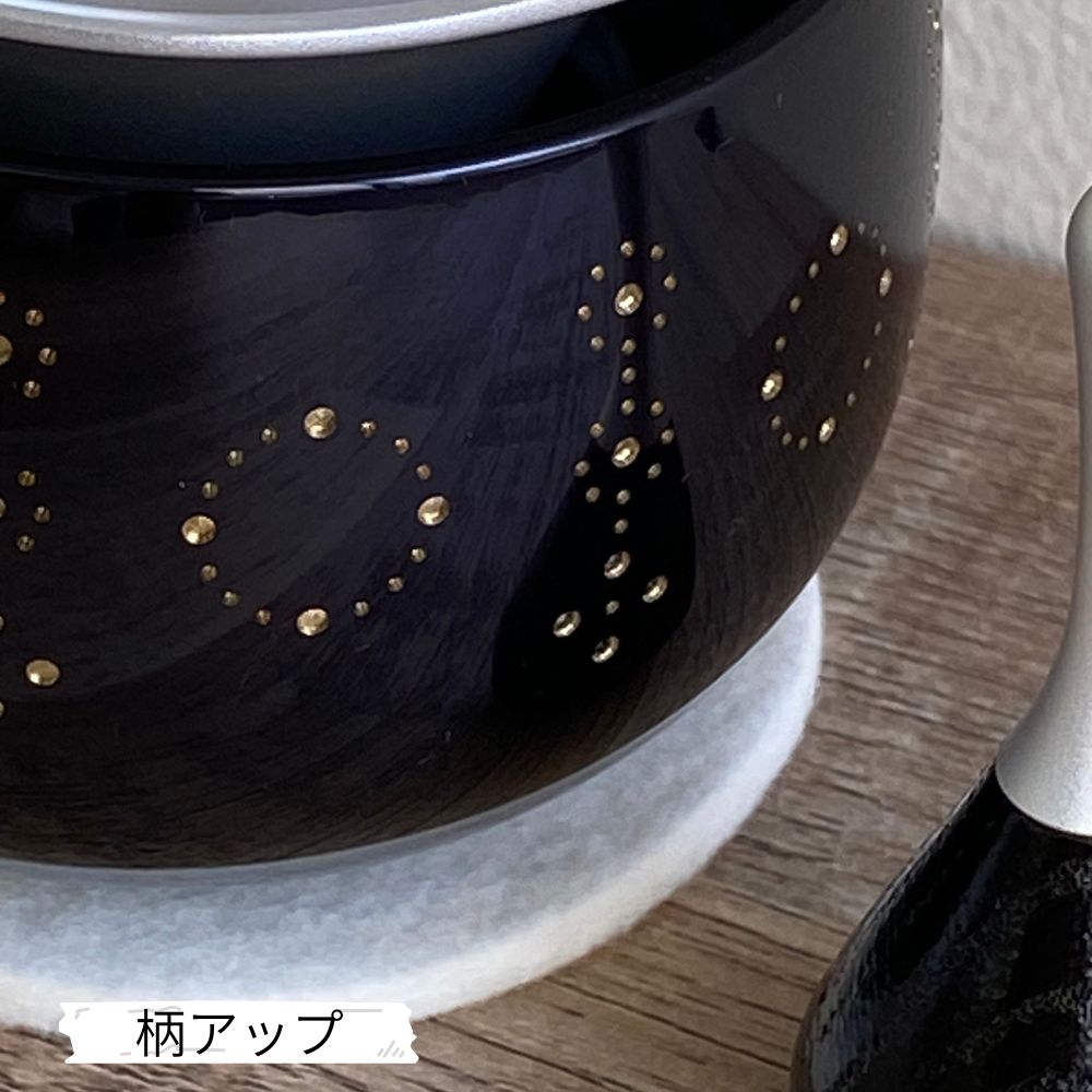 おりん|虹シリーズ|リンセンスRINCENSE・柄入り(墨色)|おりん・お線香立て(日本製)