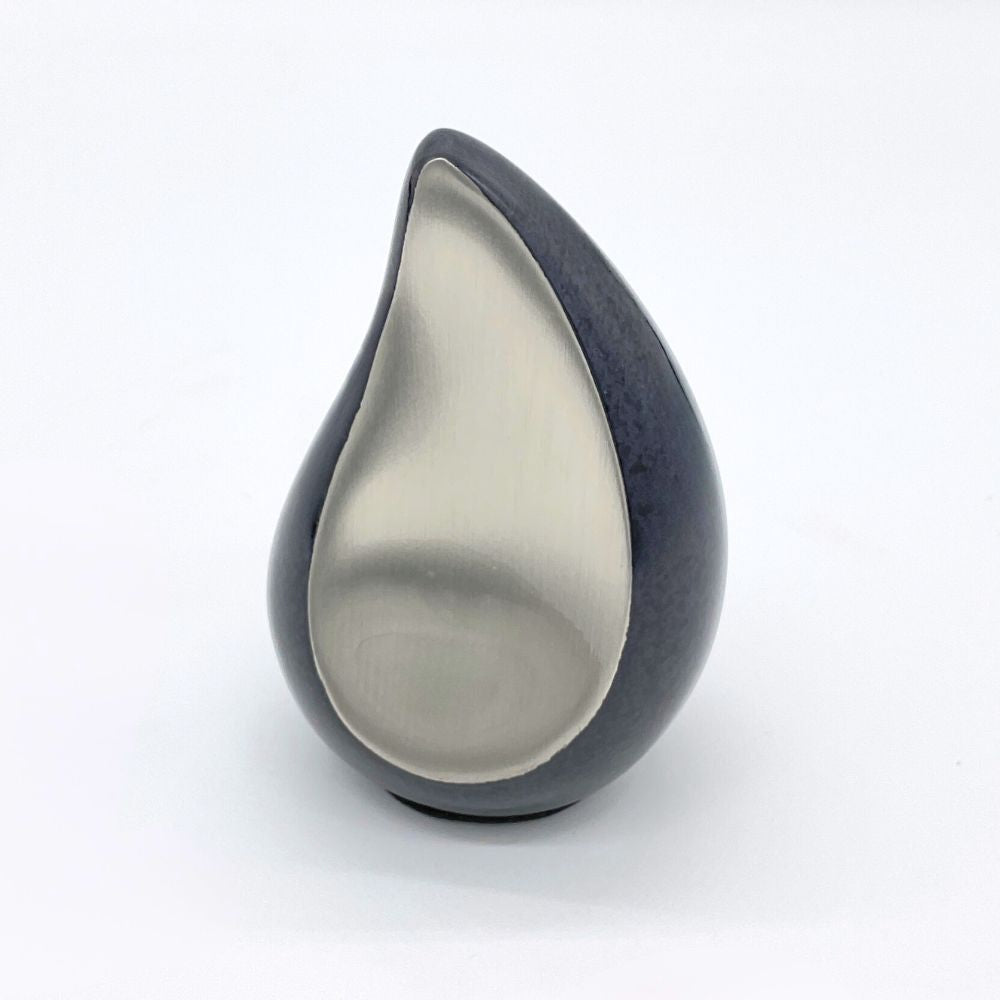 ミニ骨壷|ティアドロップ|ブラック(真鍮製) – 手元供養の未来創想
