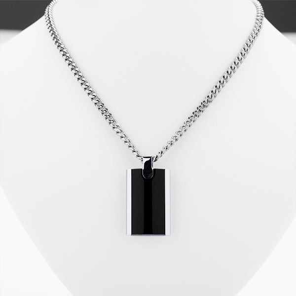 遺骨ペンダント ARKアークブラック(金属アレルギーを引き起こしにくいステンレス製 SUS316L)