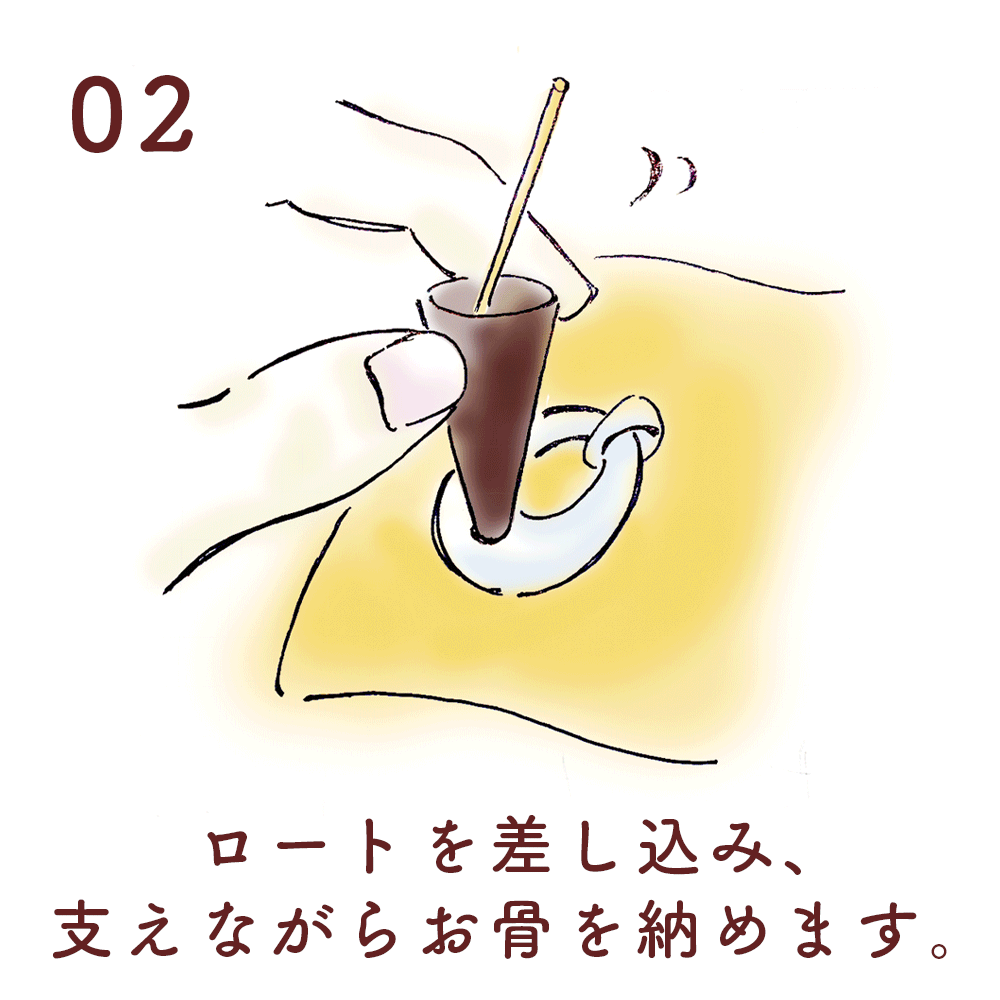 遺骨ペンダント|スウィングティア(ホワイトゴールド18金)（日本製）