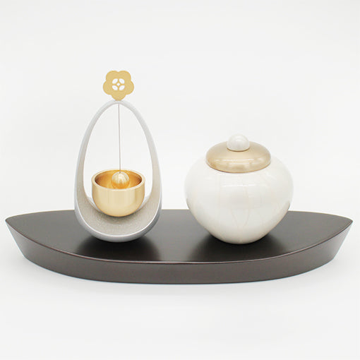 【使用例】パールポット+まわりん　※台は撮影用備品の非売品です