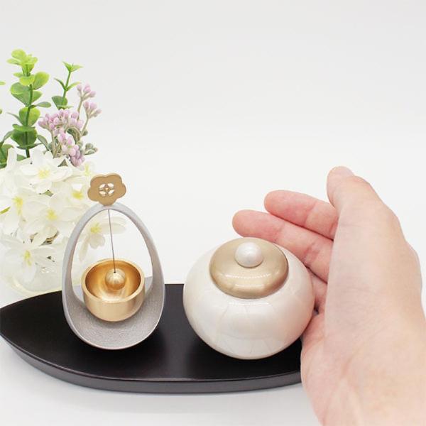 【使用例】パールポット+まわりん※お花や台は非売品の撮影用備品です