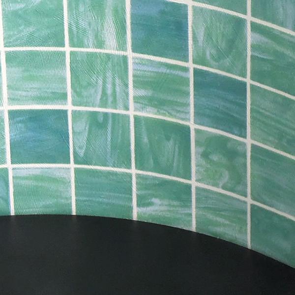 背面の飾り板のカラー紙・藍緑(あいりょく)：