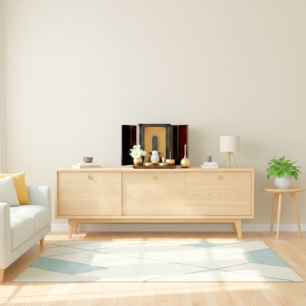 位牌が入るミニ仏壇|祈りの小箱（大）茜|厨子タイプ（厨子と飾り台の2点セット）日本製・漆仕上げ