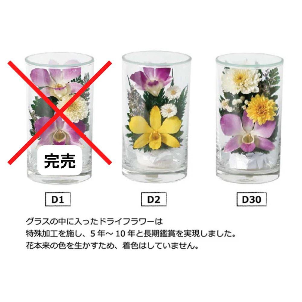 ギフト お供え お悔やみ 進物|お線香セット(お線香とグラスフラワー)