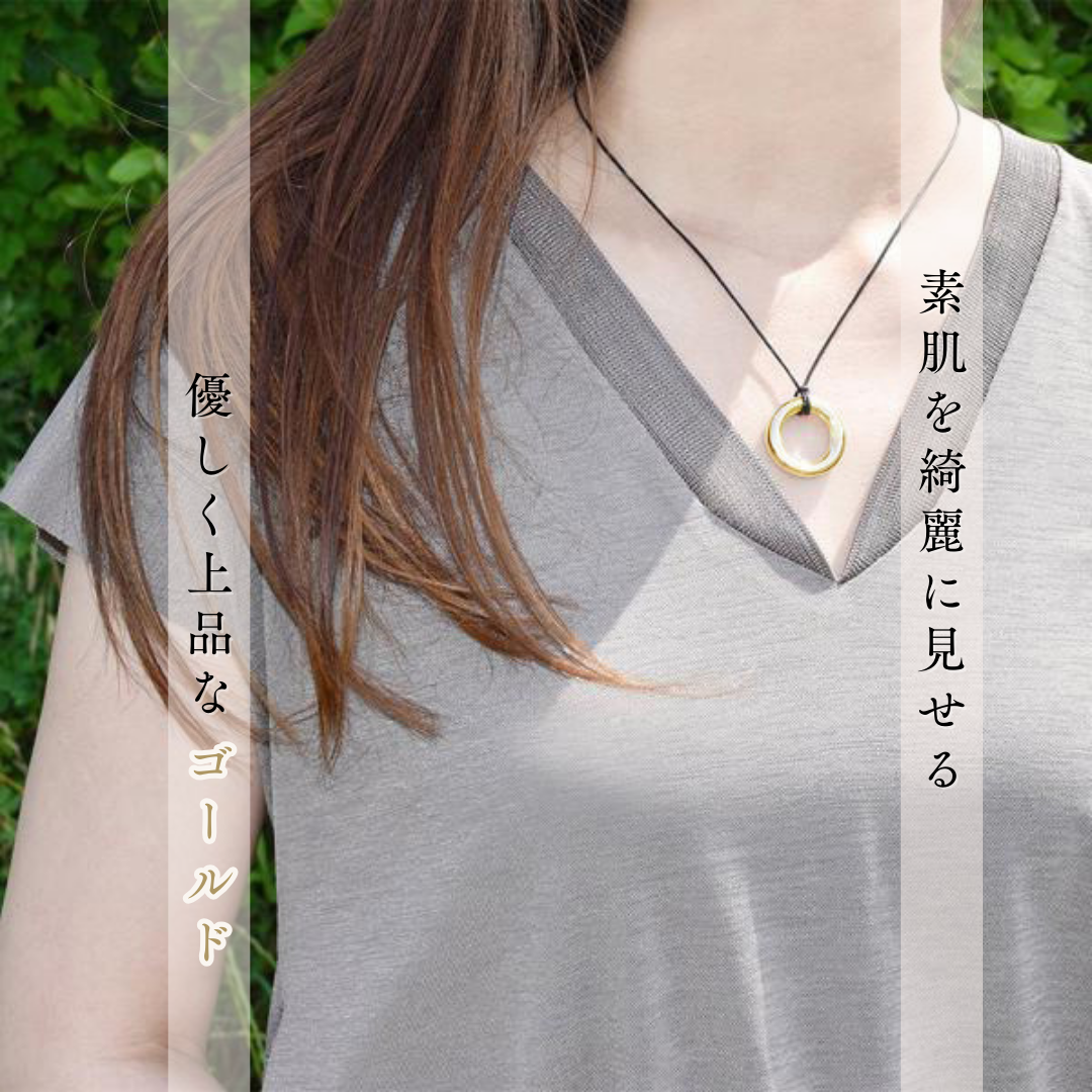 遺骨ペンダント|天使の輪(ゴールド18金)（日本製）