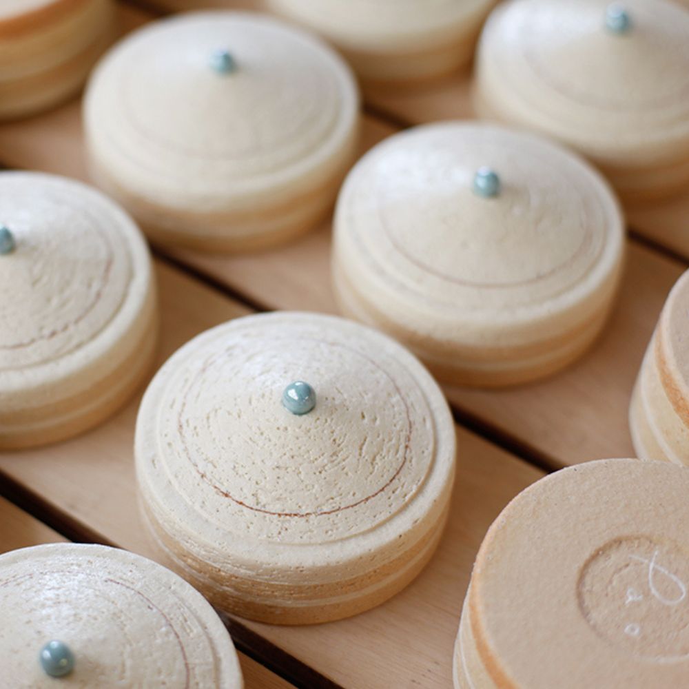 ミニ骨壷|パオPAOシリーズ|ブルー(陶器製)（日本製）【春のお彼岸SALE 40,200円値引+さらに500円OFFクーポン】