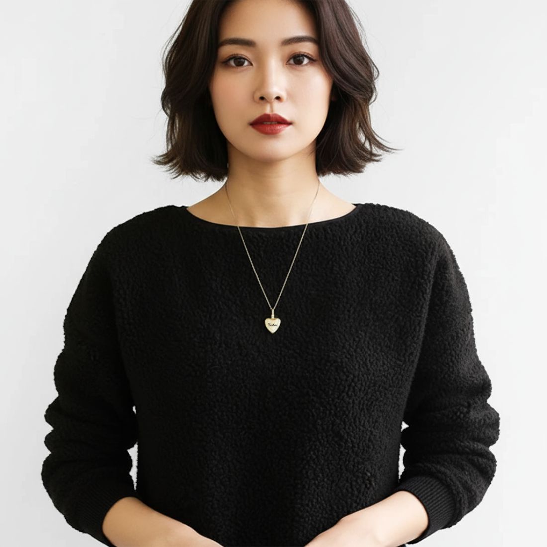 遺骨ペンダント|ハート(ゴールド18金)（日本製）