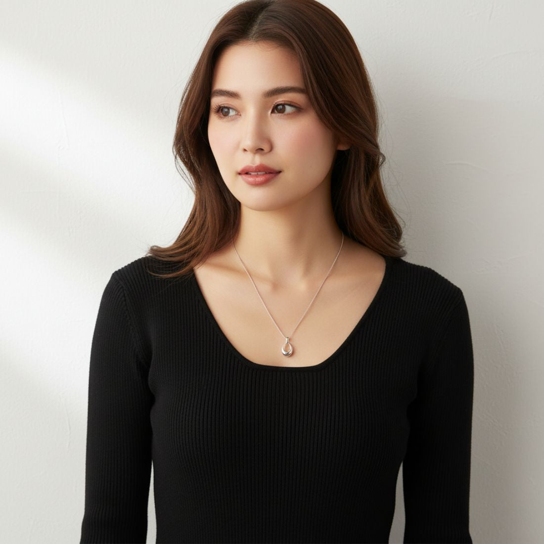 遺骨ペンダント|スウィングティア(ホワイトゴールド18金)（日本製）