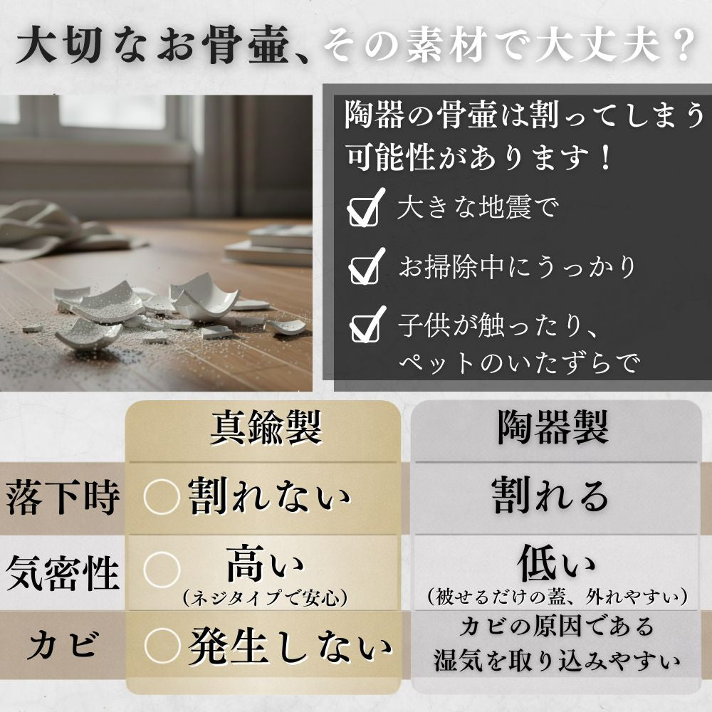 ミニ骨壷|パステル|パープル(真鍮製)（日本製）