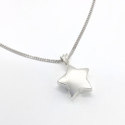 遺骨ペンダント|星 シルバー925（日本製）
