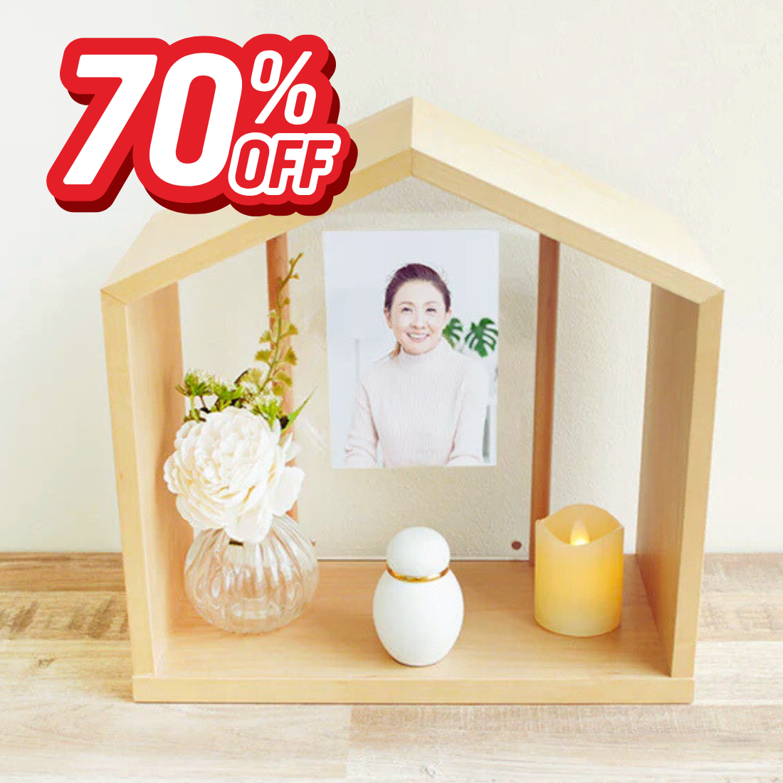 ミニ仏壇|祈りのステージ|MOKU　（日本製）