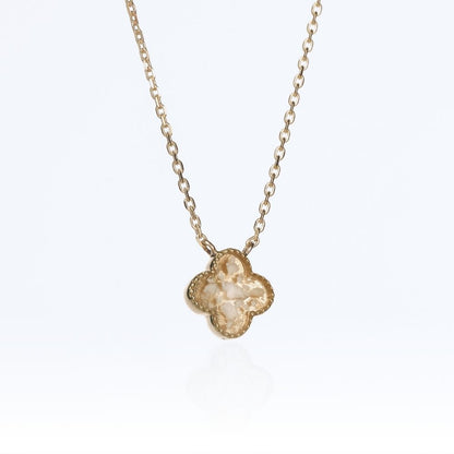 遺骨ペンダント pureピュア クローバー K10（完全防水）